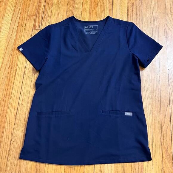 FIGS Technical Collection Casma Scrub Top Adult Small FW1100 Navy Blue - Picture 1 of 7